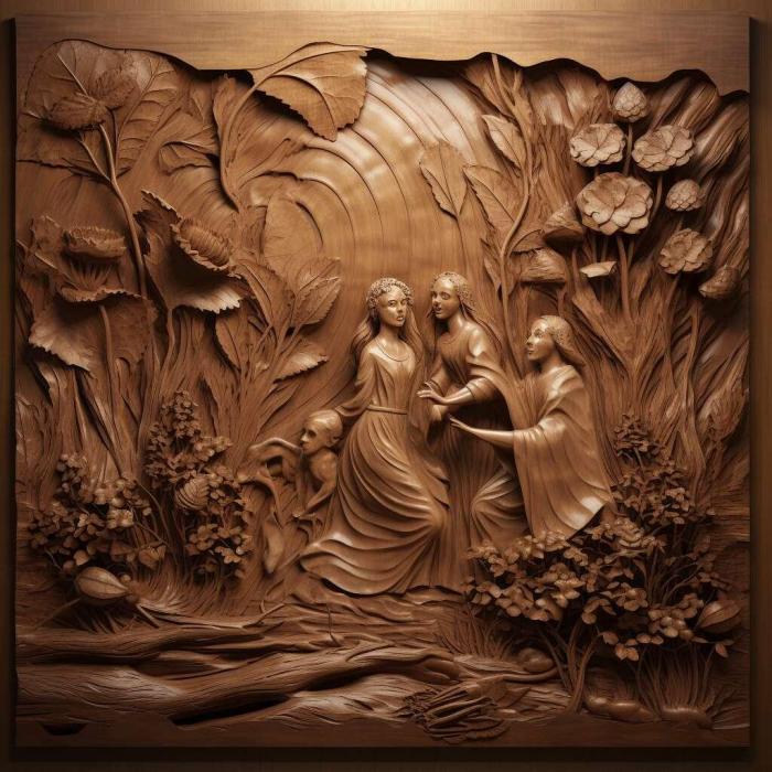 نموذج ثلاثي الأبعاد لآلة CNC 3D Art 